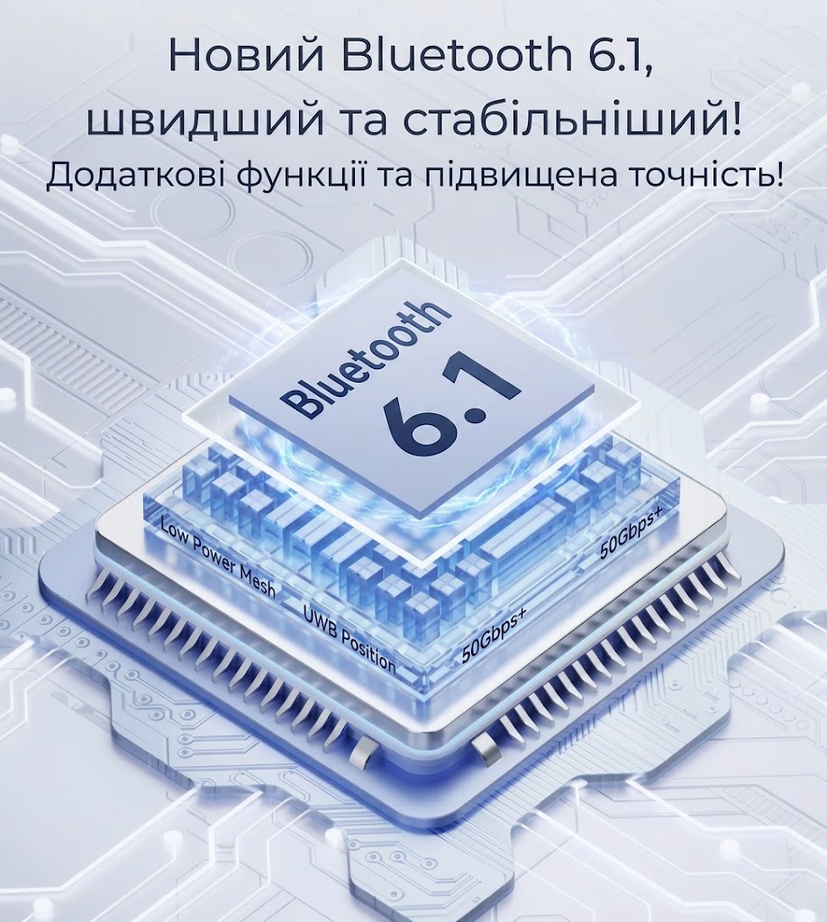 Bluetooth 6.0 та сенсорне керування Air Max